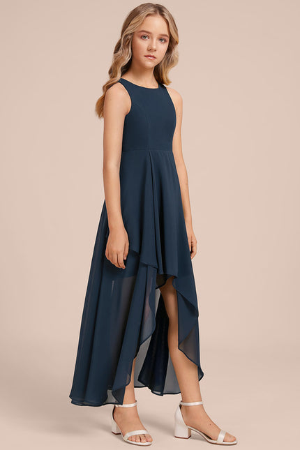 Robe Chic Bleu Nuit Élégant - gallery 1