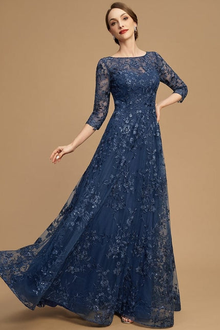 Robe Chic Grise Éthérée - gallery 1