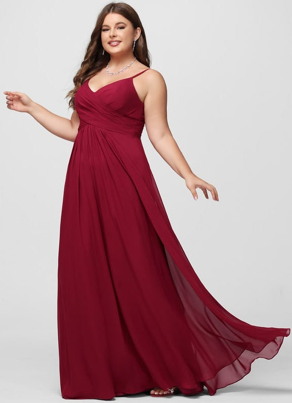Robe Chic Longue Verte Fluide - gallery 5