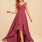 Robe Chic Fluide Bleu Nuit