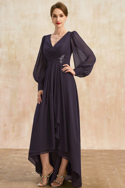 Robe Chic Asymétrique Nuit - gallery 3