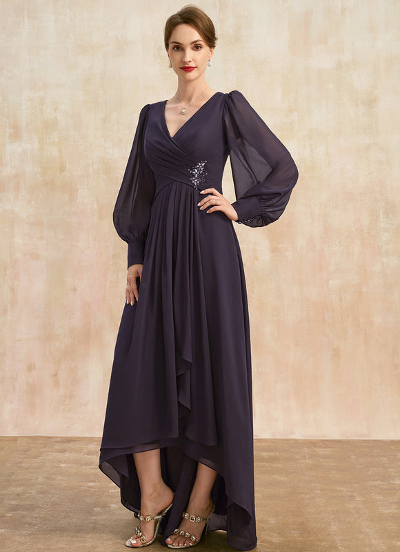 Robe Chic Asymétrique Nuit - gallery 3