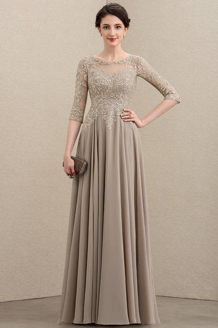 Robe Chic Violette Brodée - gallery 1