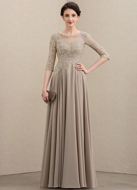 Robe Chic Violette Brodée - gallery 1