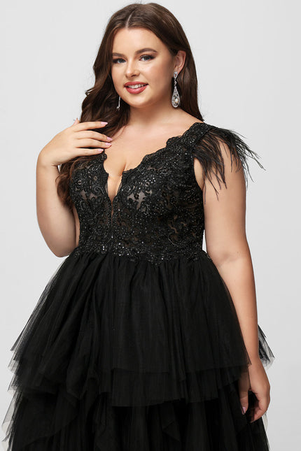 Robe De Soirée Longue Chic Noire - gallery 8