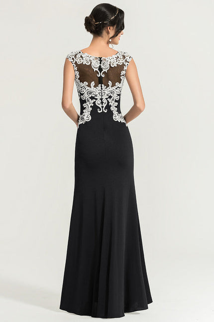 Robe Chic Noir Élégance Luminante - gallery 1