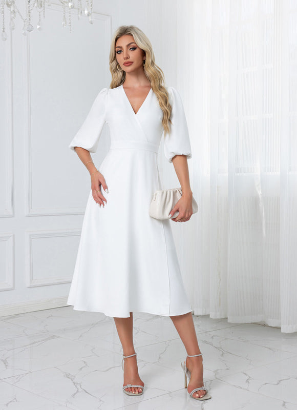 Robe Blanche Bohème Chic - gallery 4