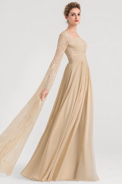 Robe Chic Col Carré Chic - gallery 2