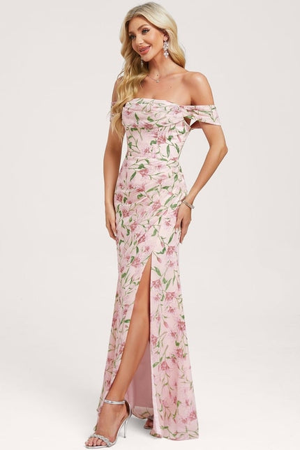 Robe Chic Violet Élégant - gallery 1