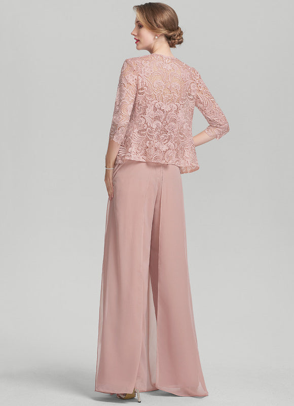 Robe Chic Élégance Rose Poudré - gallery 2