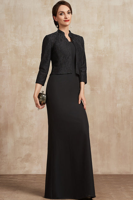 Robe Chic Ébène Élégant - gallery 3