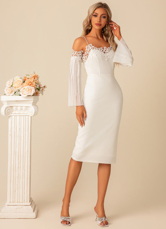 Robe Chic Écrue Élégante - gallery 3