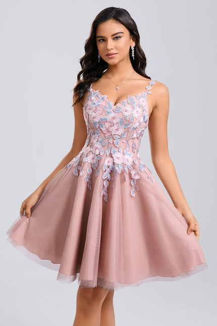 Robe Chic Étoile Rose - gallery 1