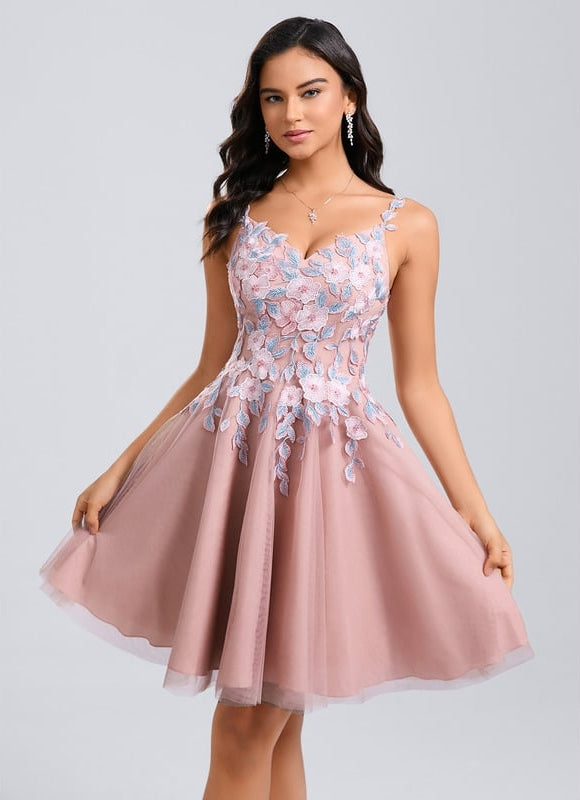 Robe Chic Étoile Rose - gallery 1