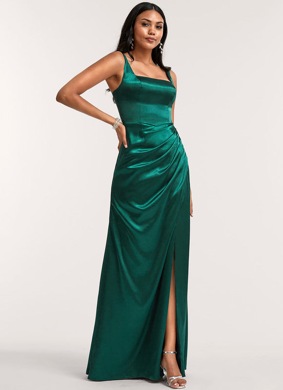 Robe Chic Satin Caramel - gallery 1