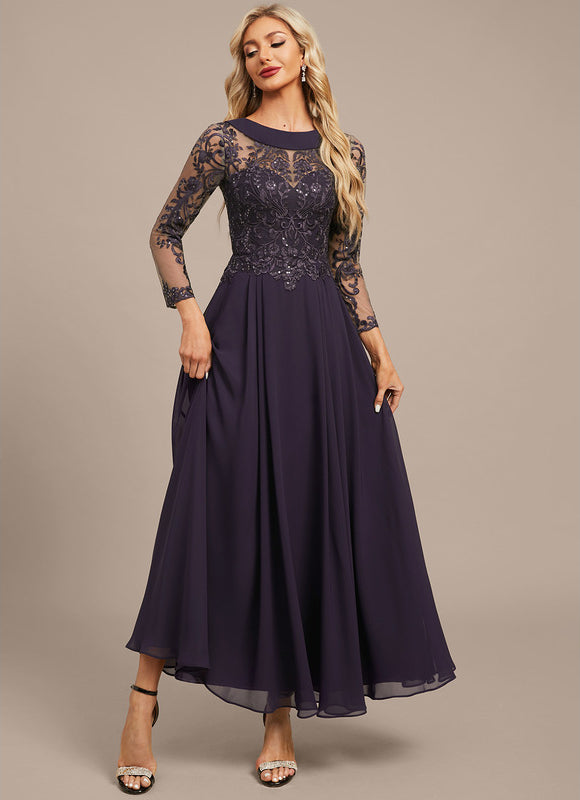 Robe Chic Élégance Violette - gallery 5