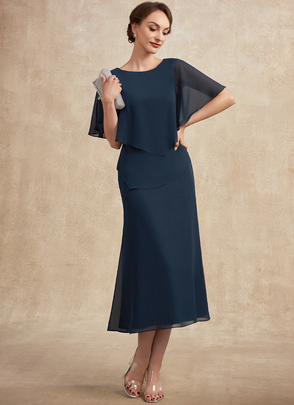 Robe Chic Élégance Marine Fluidité