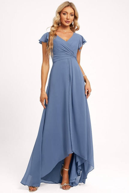 Robe Chic Fluide Bleu Nuit