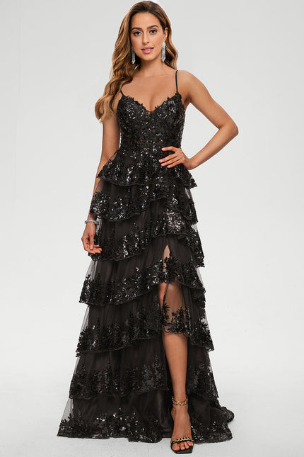 Robe Chic Étoilée Noir - gallery 8