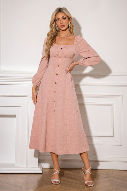 Robe Chic Midi Rose Boutonnière - gallery 5