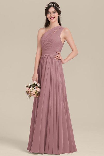 Robe Chic Asymétrique Beige - gallery 2