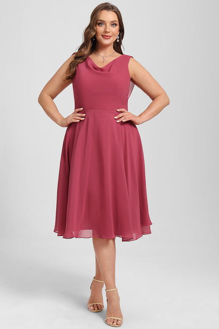 Robe Chic Violet Flottant - gallery 9