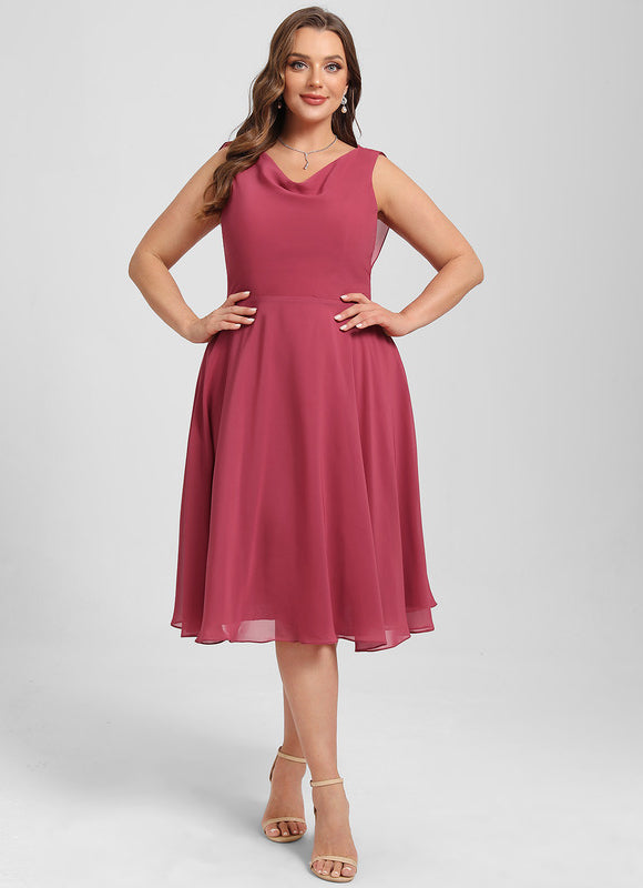 Robe Chic Violet Flottant - gallery 9