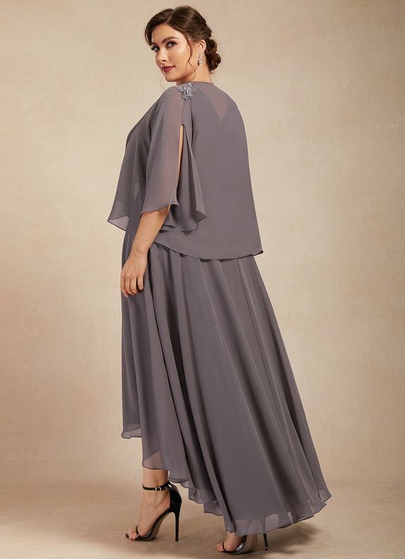 Robe Chic Couture Grise - gallery 9