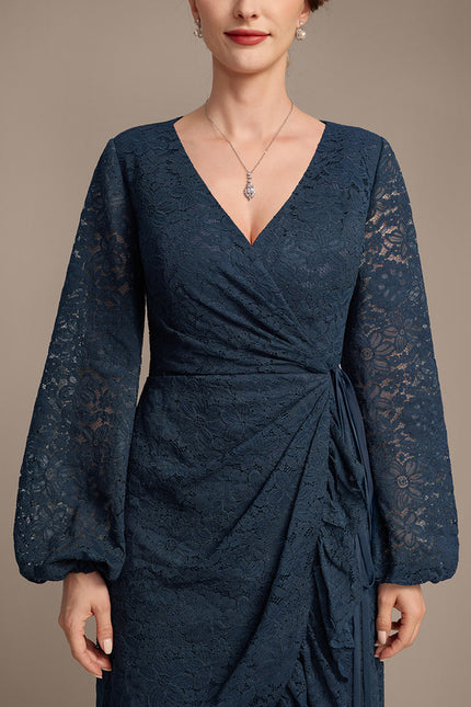 Robe Chic Dentelle Plissée - gallery 7