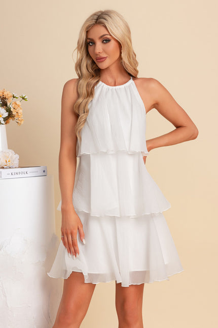Robe Chic Flottante Blanche - gallery 6