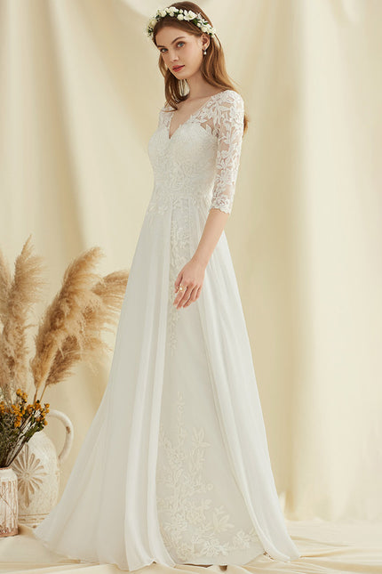 Robe Blanche Plage Chic - gallery 1