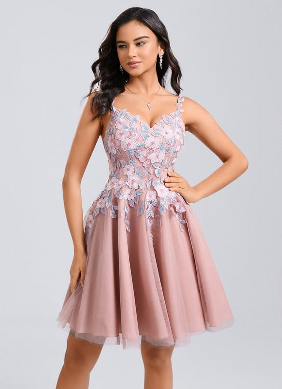 Robe Chic Étoile Rose - gallery 2