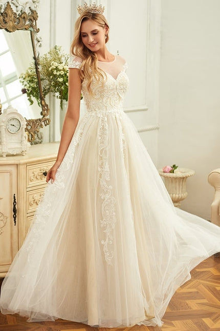 Robe Chic De Mariée Éthérée