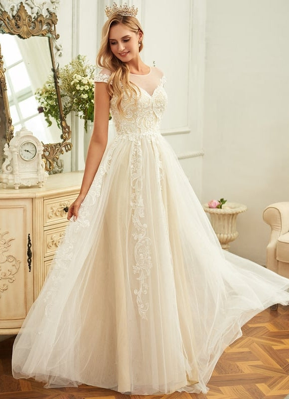 Robe Chic De Mariée Éthérée